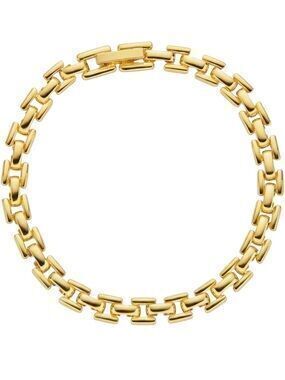 NEW 18K Gold Plated Gold Link Bracelet - Women Jewelry Brand